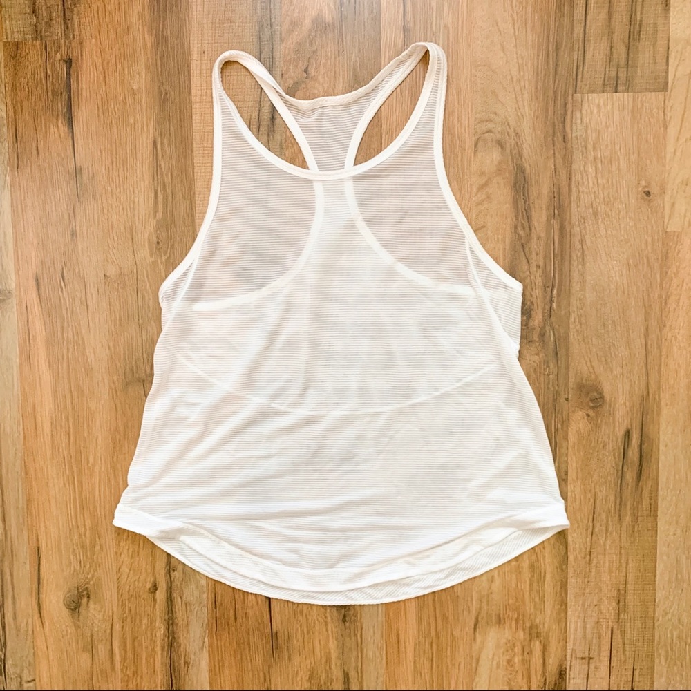 Sheer White Lululemon Tank